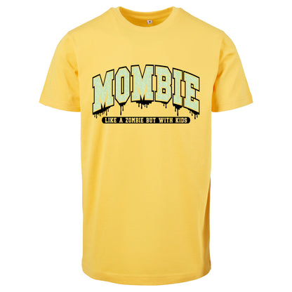 T-Shirt Shirt - Mombie - Druck Glitter Grün