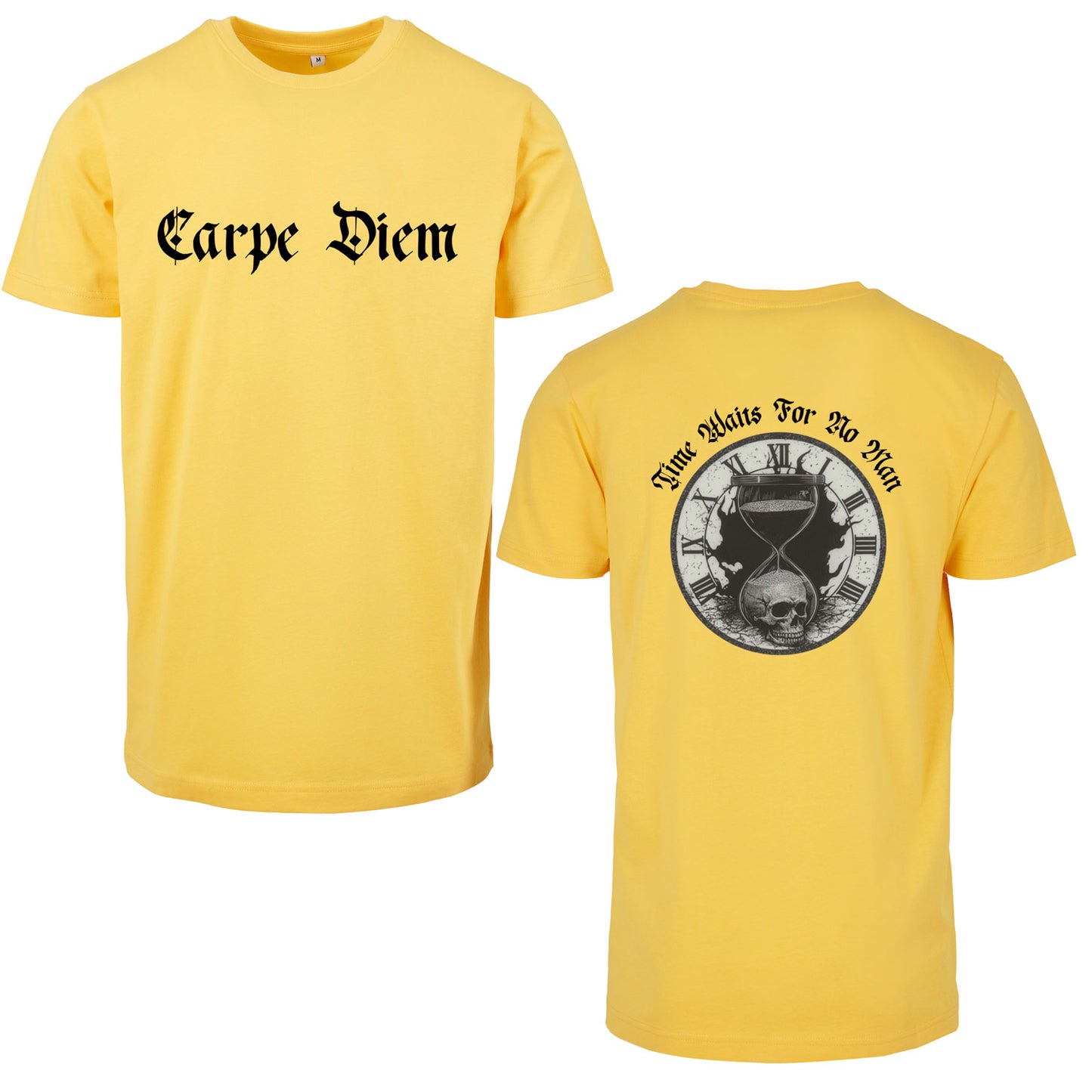 T-Shirt Shirt - Time waits for no man (die Zeit wartet auf niemanden)