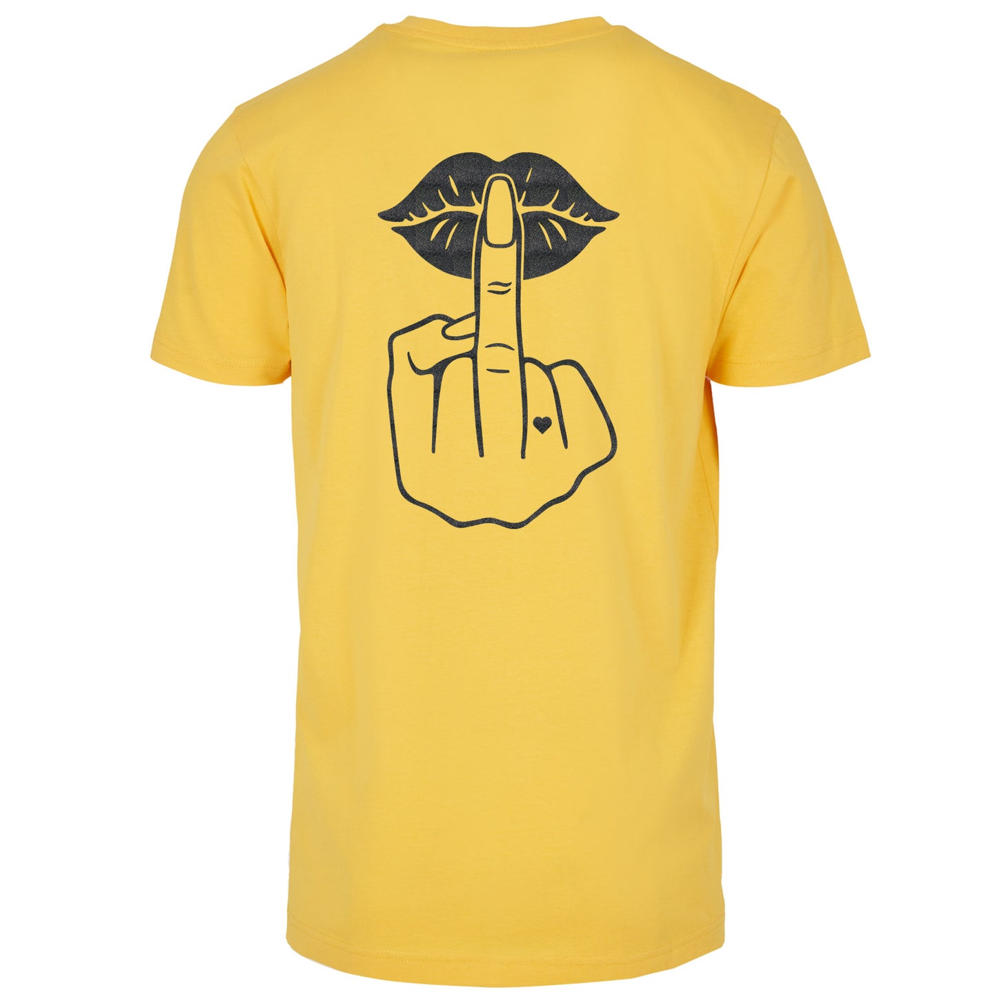 T-Shirt Shirt - Lippen Lips Mittelfinger