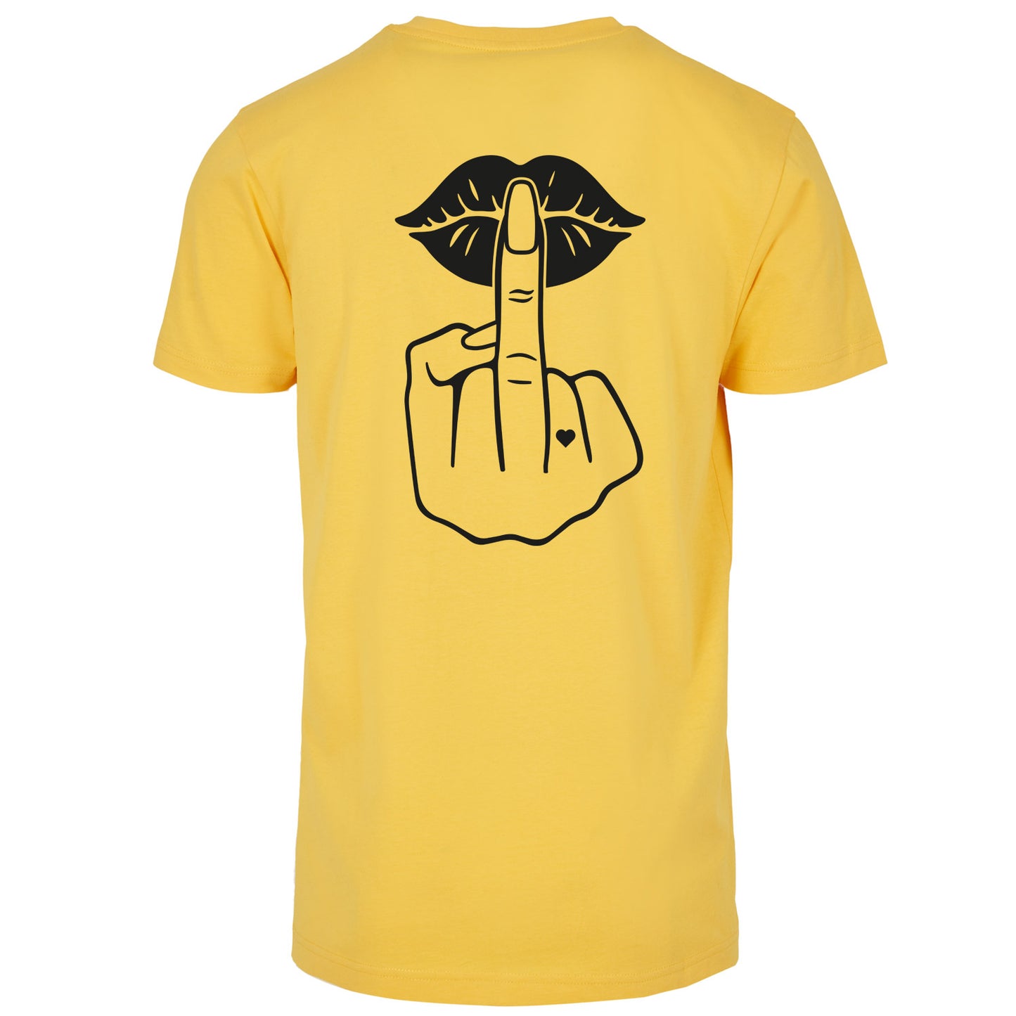 T-Shirt Shirt - Lippen Lips Mittelfinger