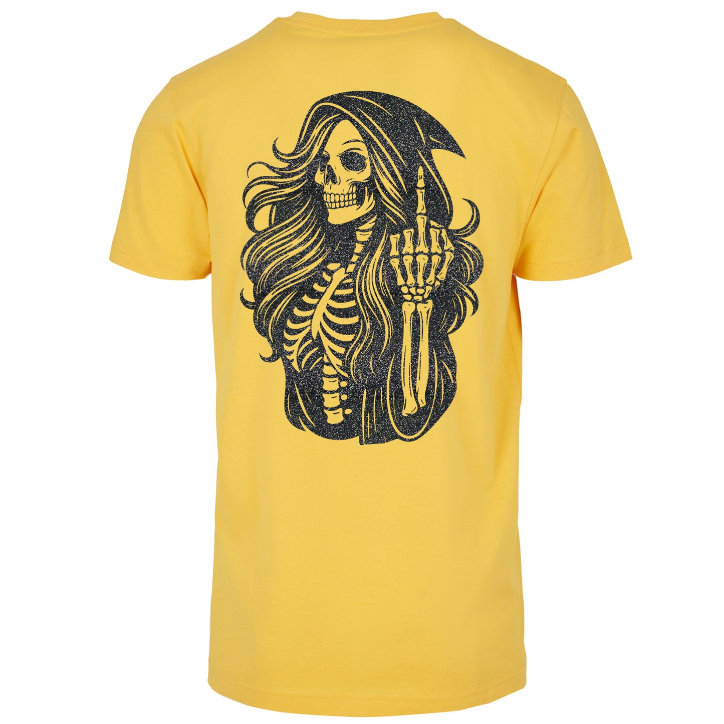 T-Shirt Shirt - Skull Woman Mittelfinger