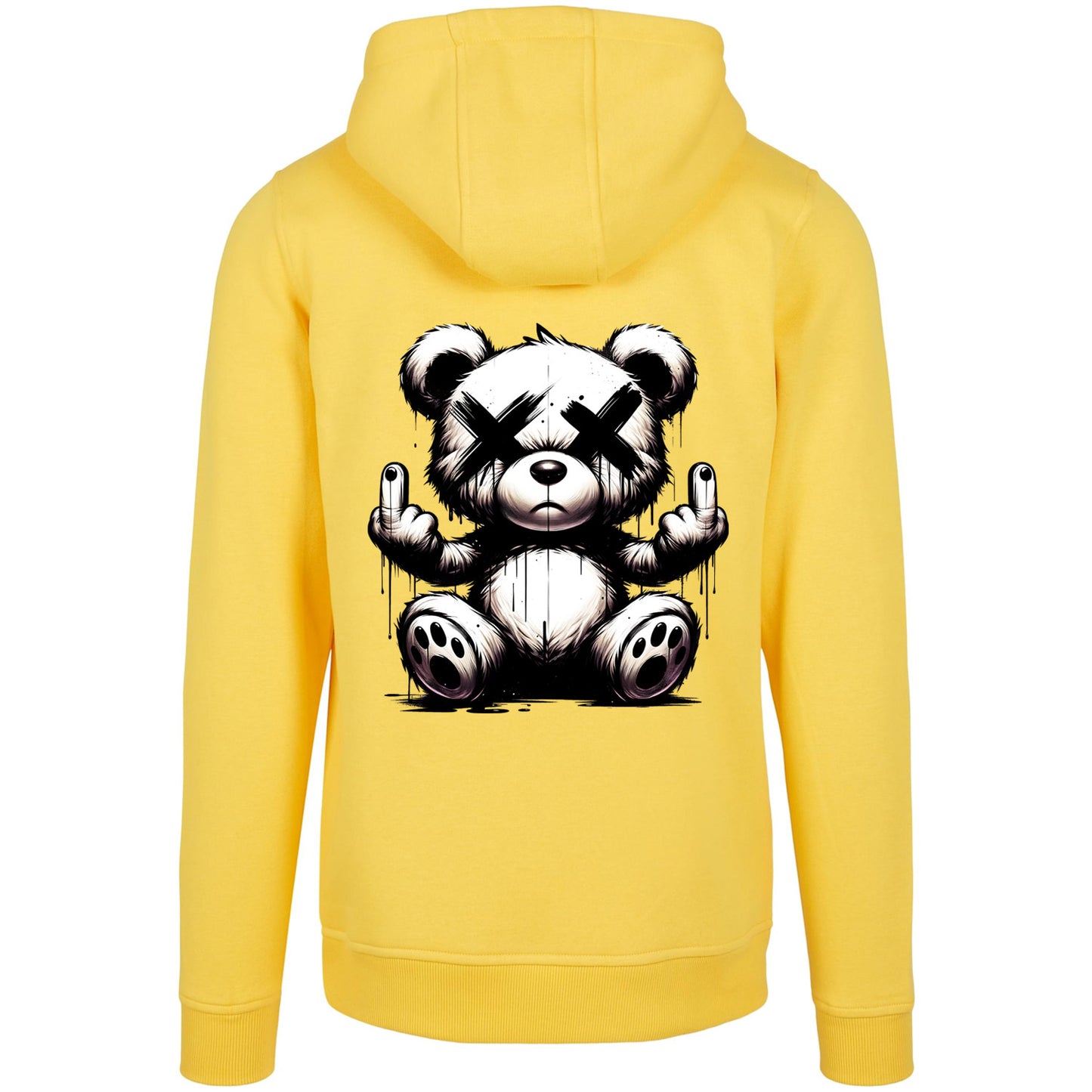 Urban Streetstyle Hoodie – Rebel Teddy Bär Motiv Hoodie Unisex