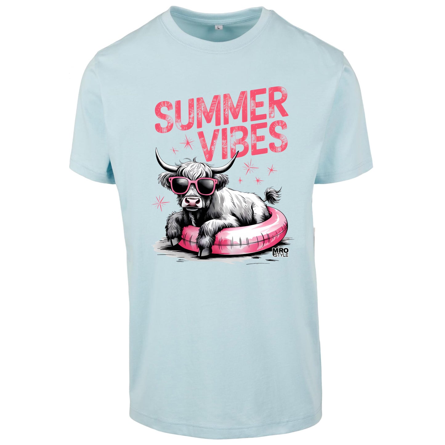 T-Shirt Shirt - Summer Vibes Cow