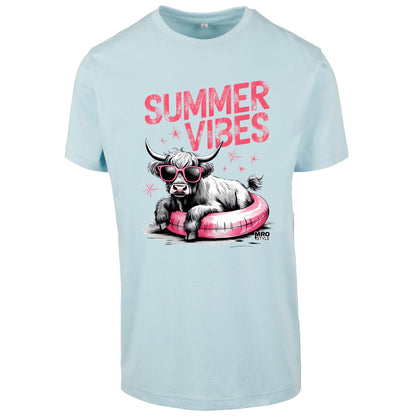 T-Shirt Shirt - Summer Vibes Cow