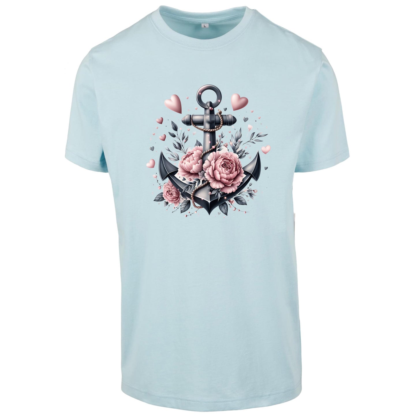 T-Shirt Shirt - Anker Schwarz