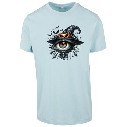 T-Shirt Shirt - Halloween Auge Kürbis Hut