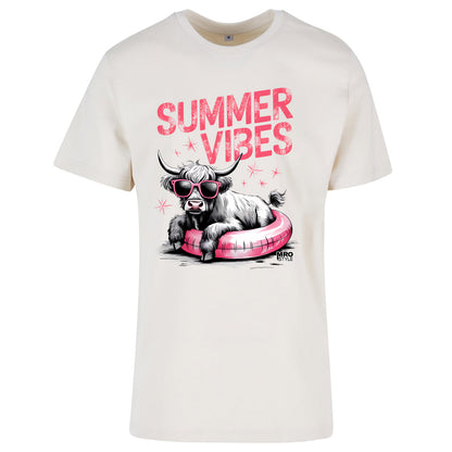T-Shirt Shirt - Summer Vibes Cow