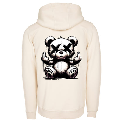 Urban Streetstyle Hoodie – Rebel Teddy Bär Motiv Hoodie Unisex