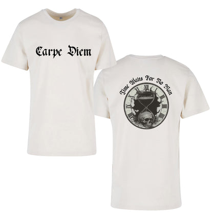 T-Shirt Shirt - Time waits for no man (die Zeit wartet auf niemanden)