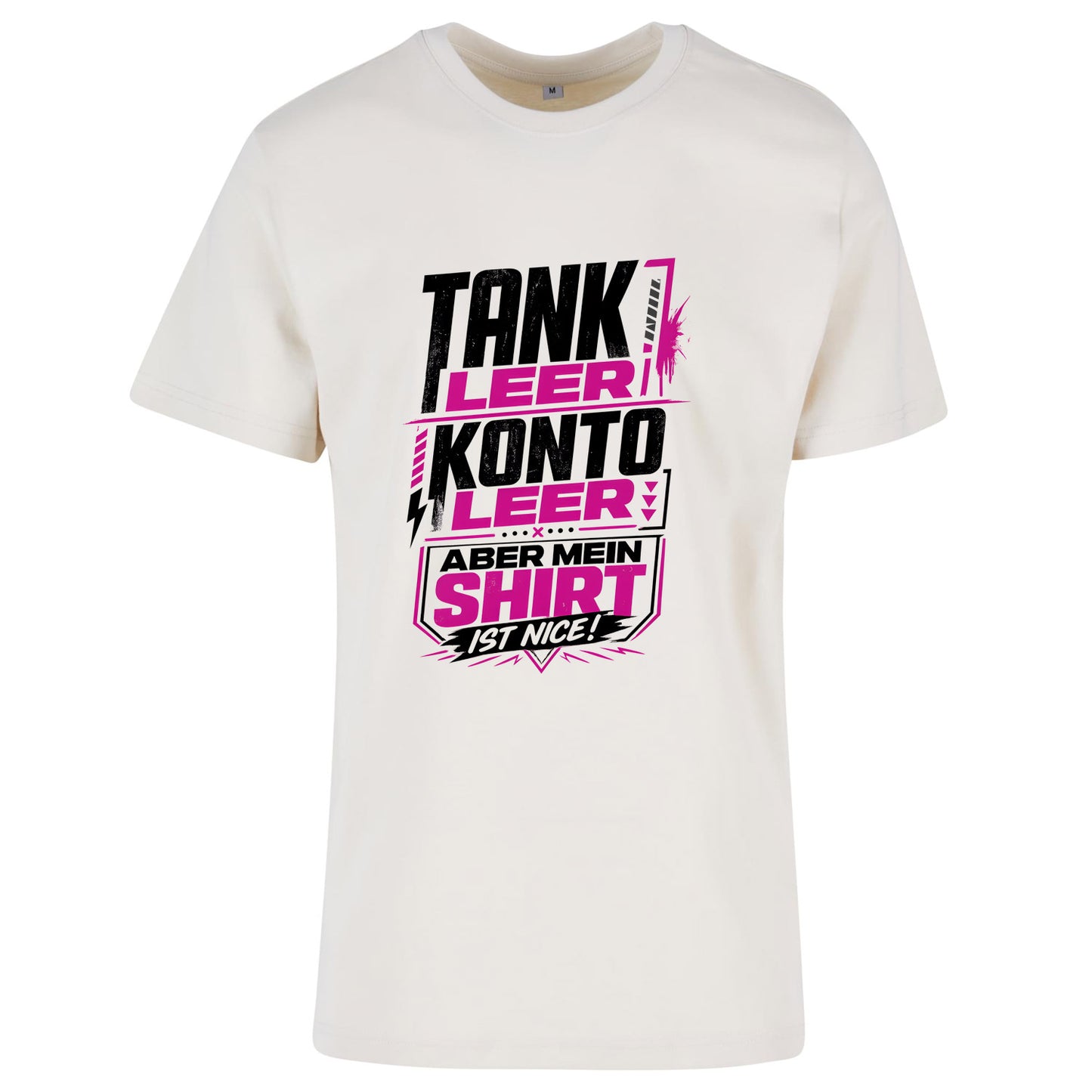 Tank Leer Konto Leer T-Shirt – Weißes Statement Shirt mit Frontprint
