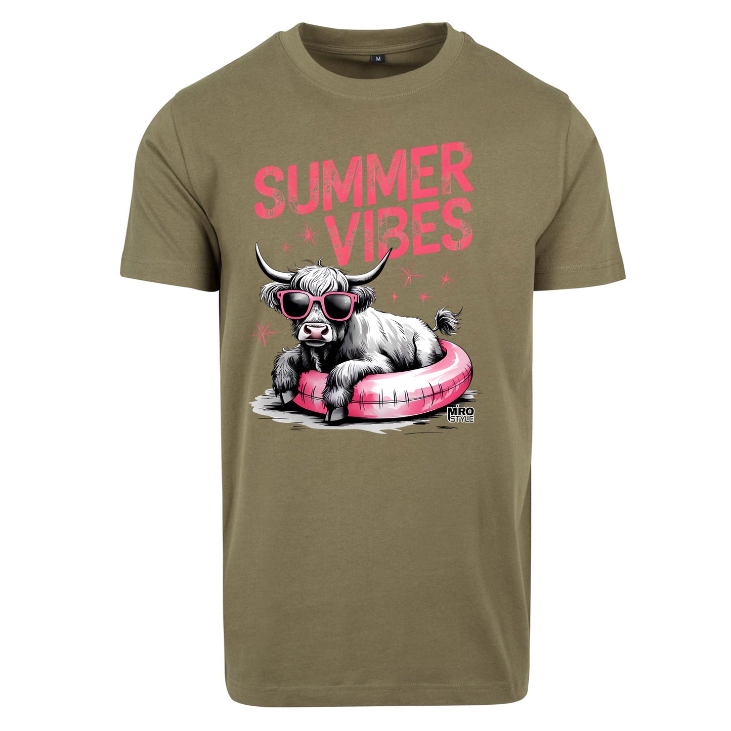 T-Shirt Shirt - Summer Vibes Cow