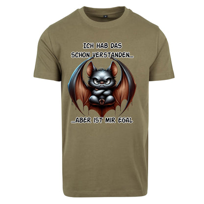 T-Shirt Shirt - Ich hab das schon verstanden... Fledermaus