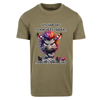 T-Shirt Shirt - Ich hab das schon verstanden... Zebra
