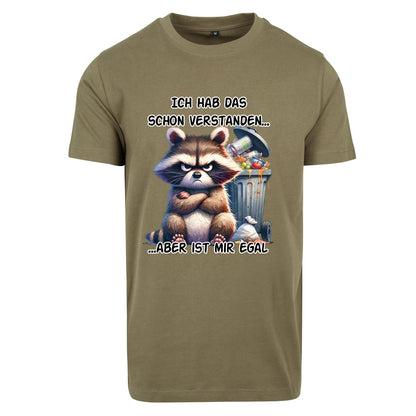 T-Shirt Shirt - Ich hab das schon verstanden... Waschbär
