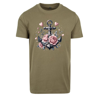 T-Shirt Shirt - Anker Schwarz