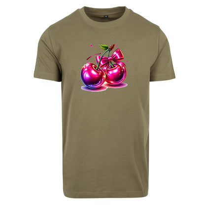 T-Shirt Shirt - Pink Cherry Kirsche
