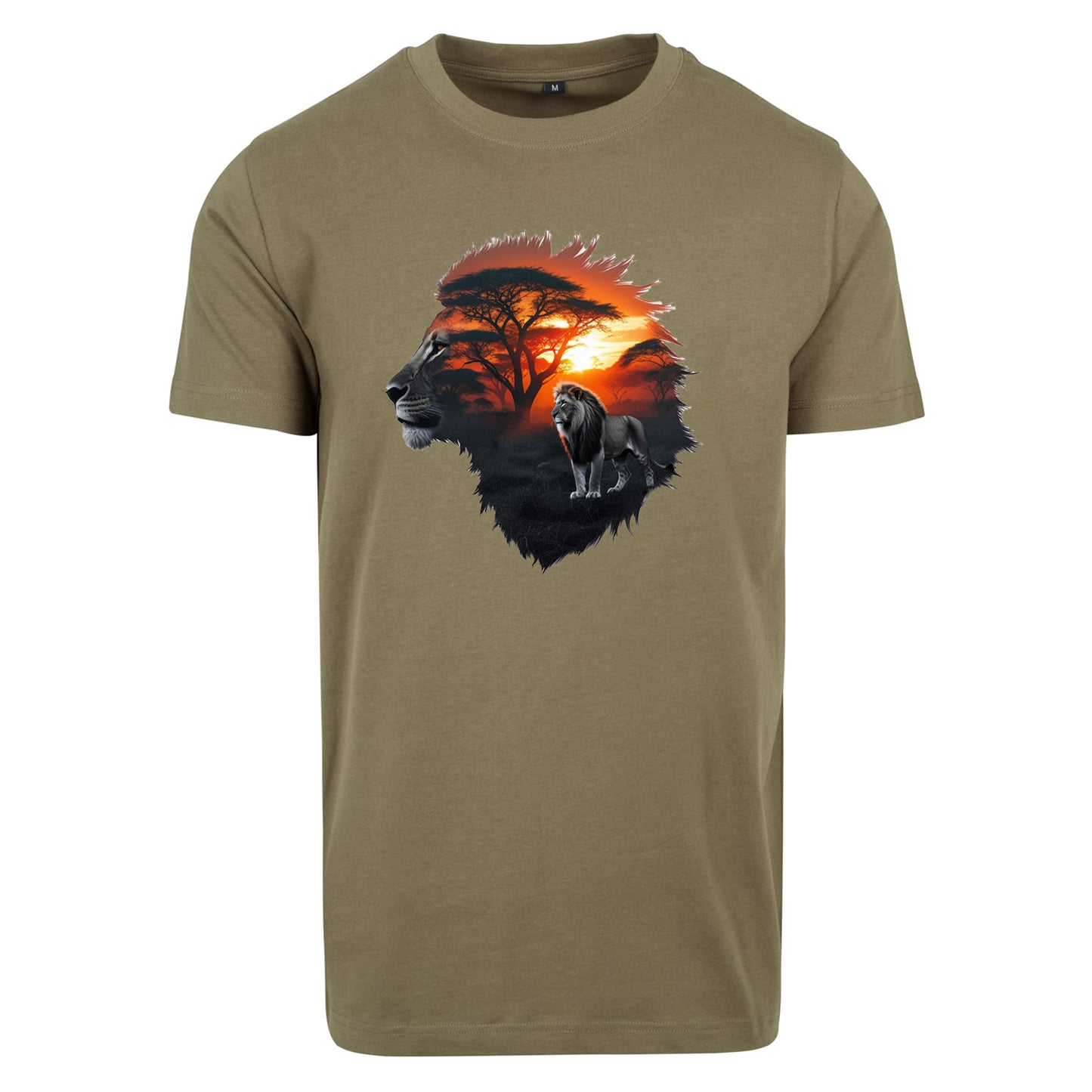 T-Shirt Shirt - Löwe - Nicht aufgeben
