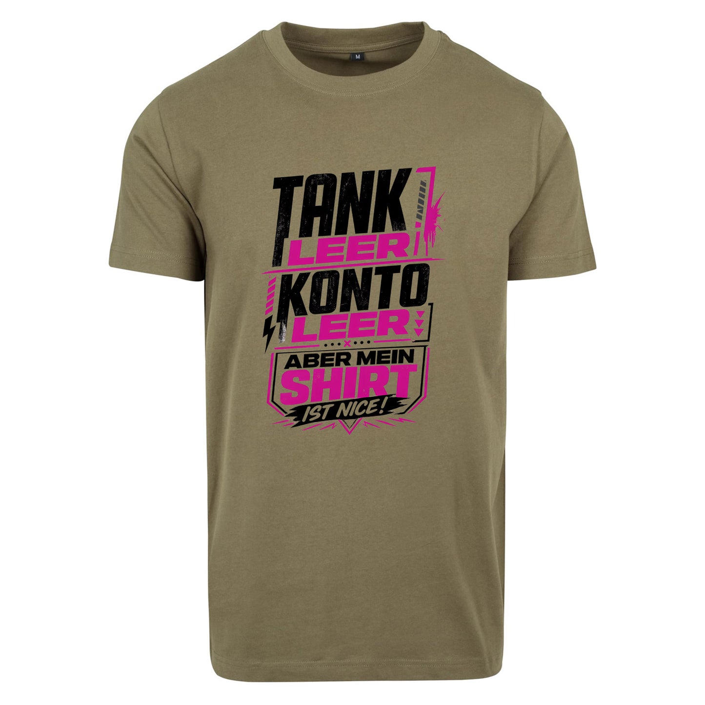 Tank Leer Konto Leer T-Shirt – Weißes Statement Shirt mit Frontprint