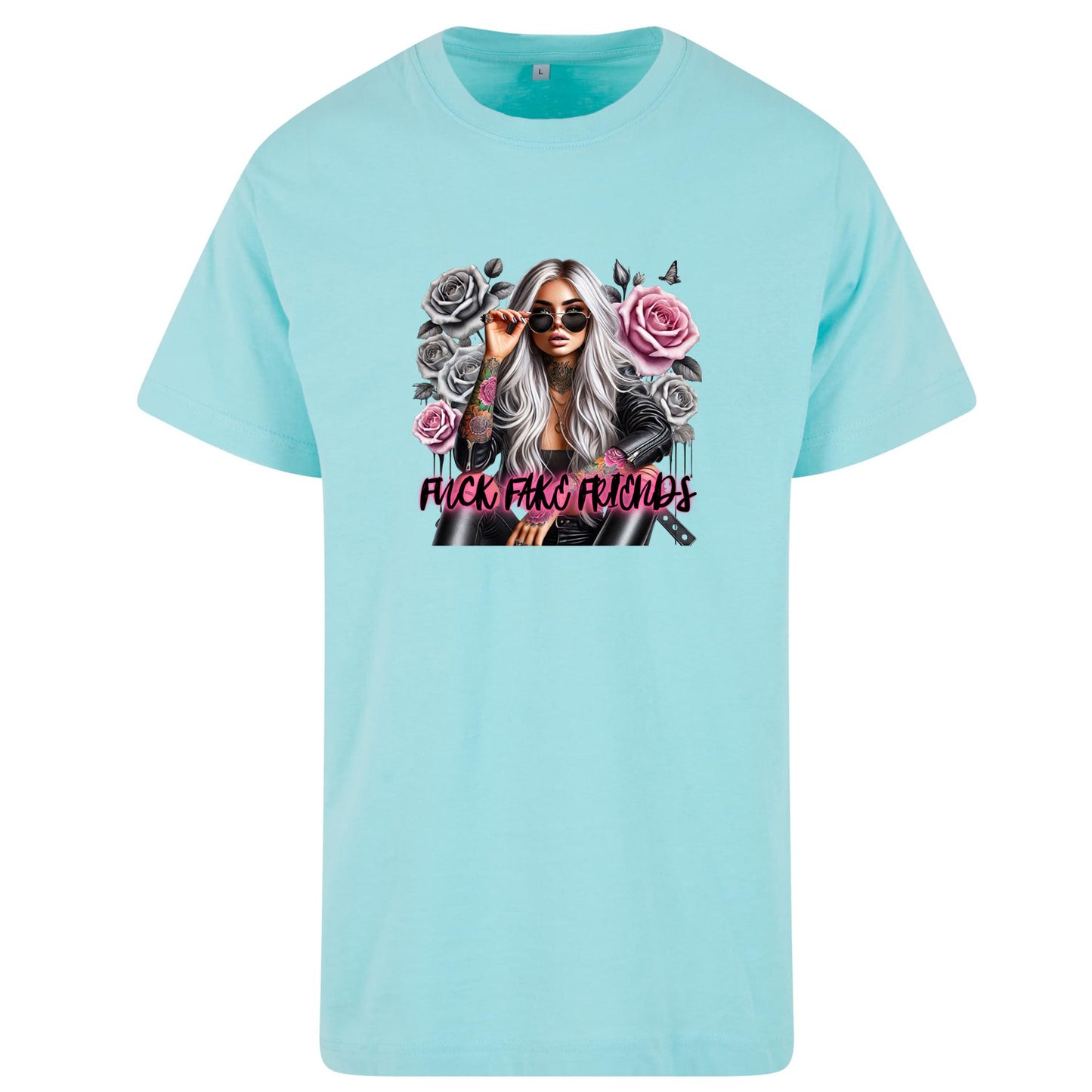 T-Shirt Shirt -  Woman Fuck Fake Friends