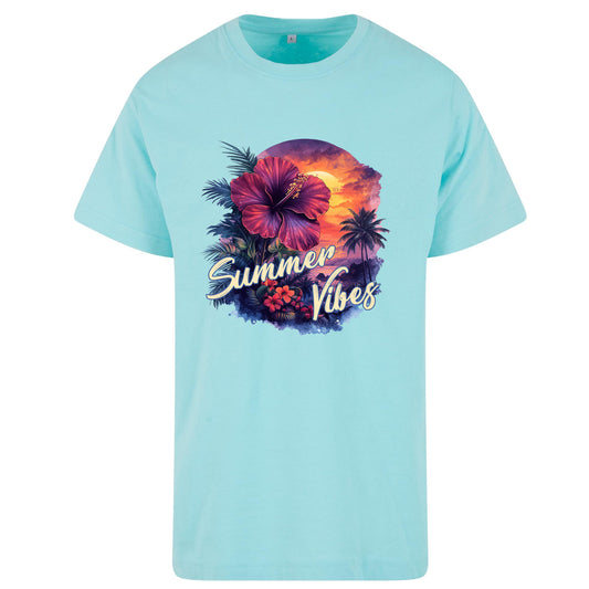 T-Shirt Shirt - Hibiskus Summer Vibes