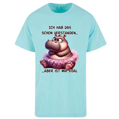 T-Shirt Shirt - Ich hab das schon verstanden... Nilpferd
