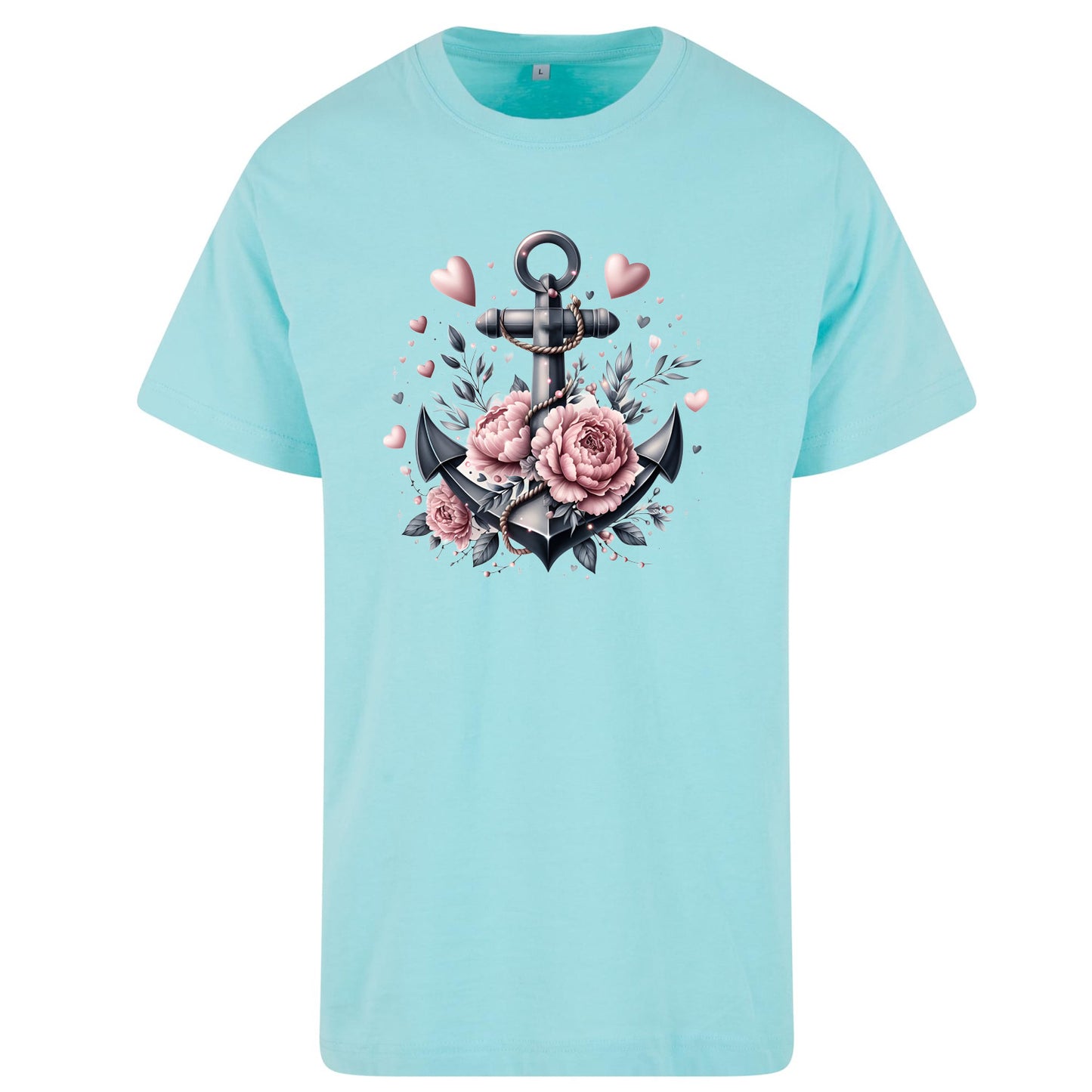 T-Shirt Shirt - Anker Schwarz
