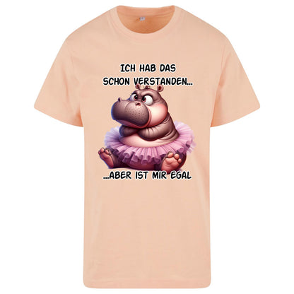 T-Shirt Shirt - Ich hab das schon verstanden... Nilpferd