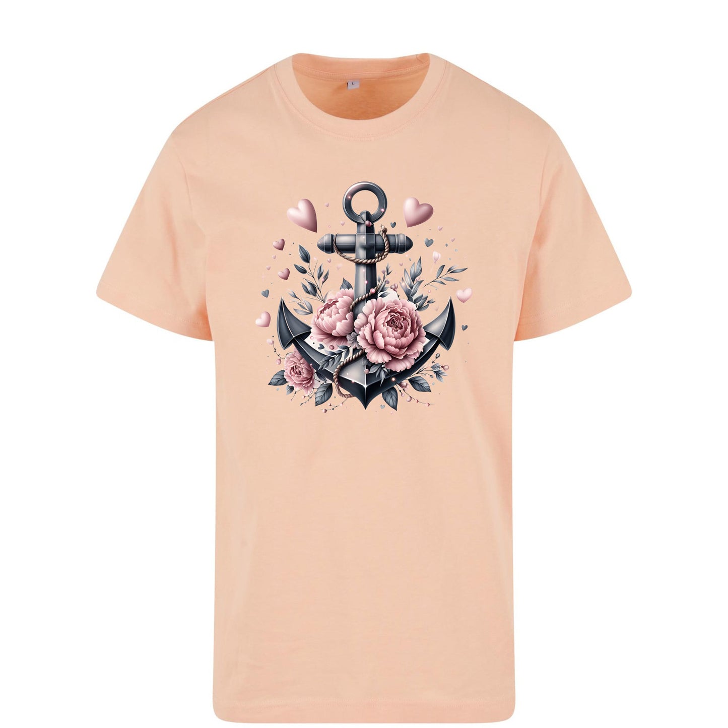 T-Shirt Shirt - Anker Schwarz