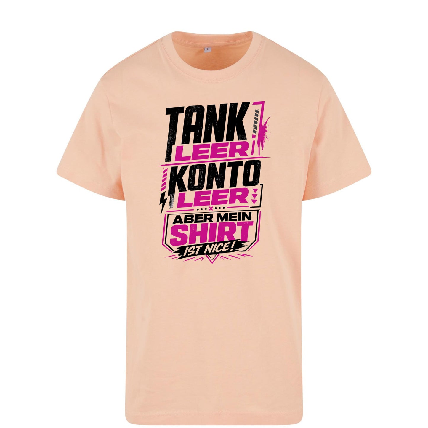 Tank Leer Konto Leer T-Shirt – Weißes Statement Shirt mit Frontprint
