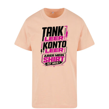 Tank Leer Konto Leer T-Shirt – Weißes Statement Shirt mit Frontprint