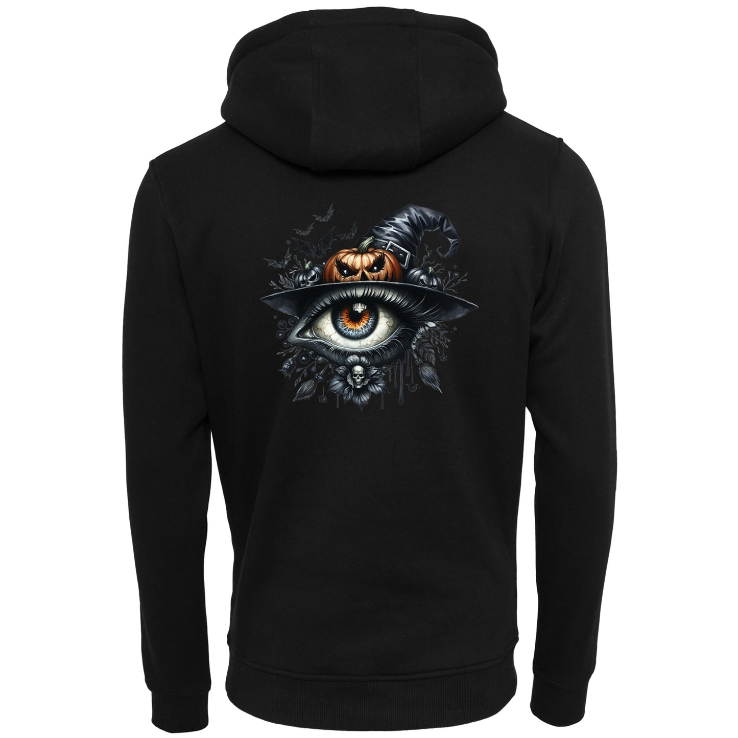 ZIP Hoodie - Halloween Auge Kürbis Hut