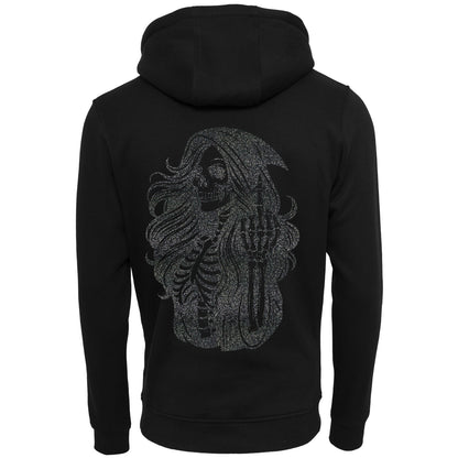 ZIP Hoodie - Skull Woman Mittelfinger