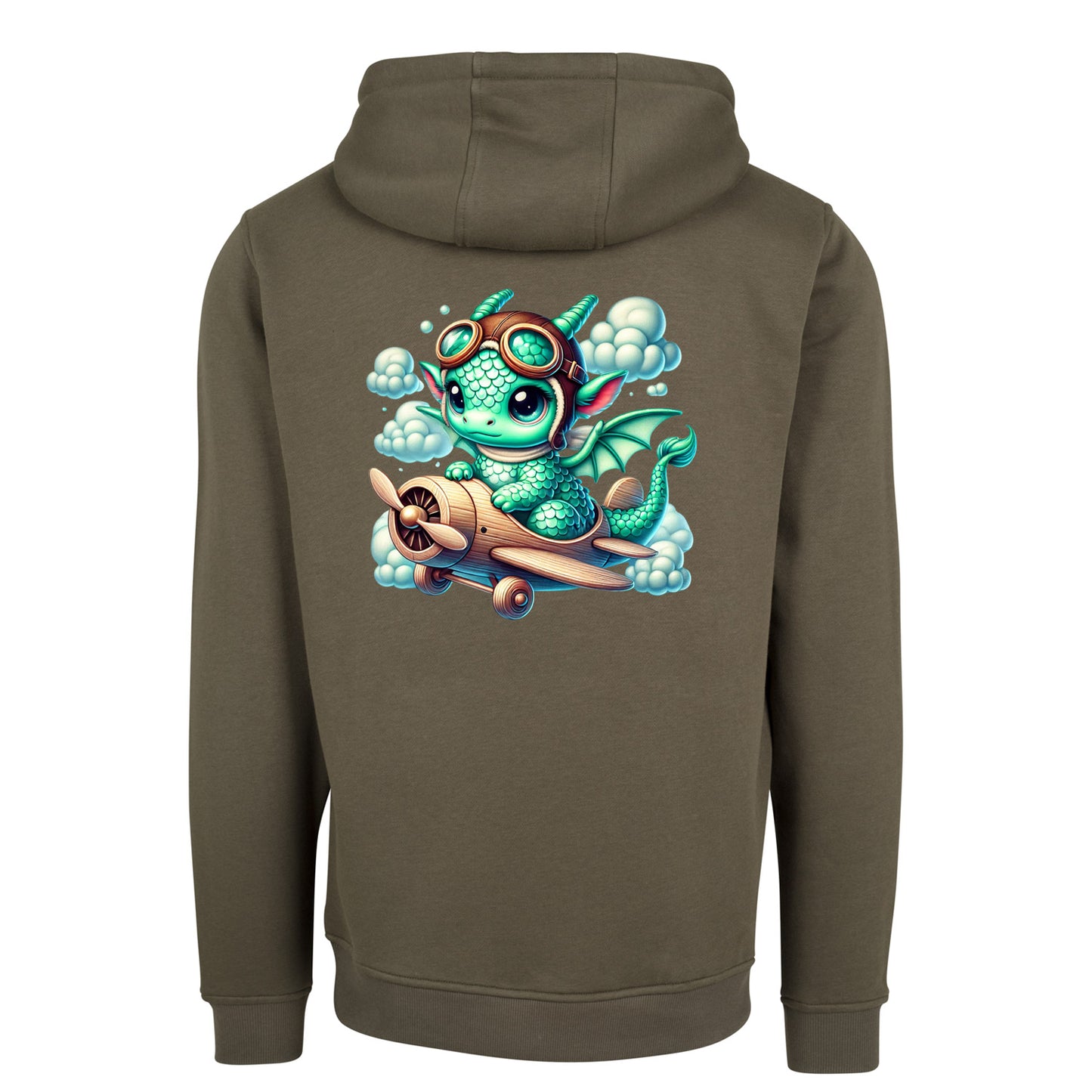ZIP Hoodie - Drache Flugzeug