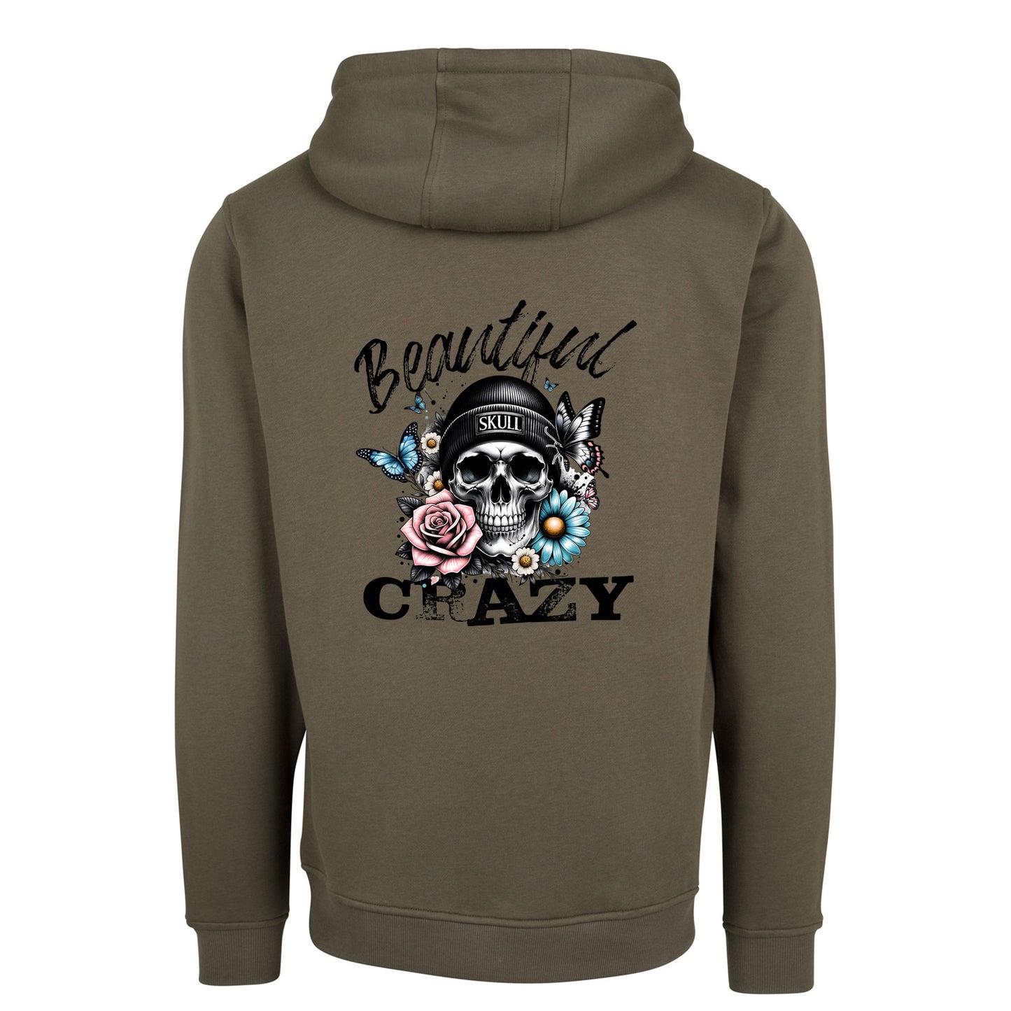 ZIP Hoodie - Beautiful Crazy Skull
