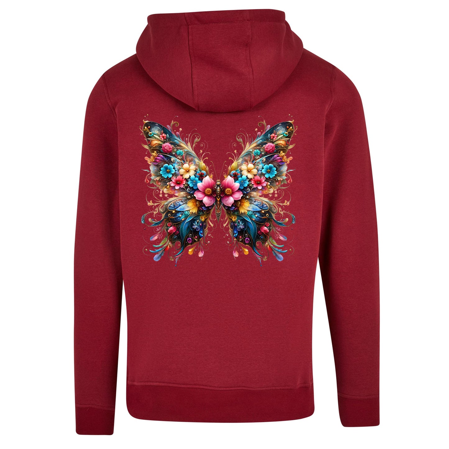 ZIP Hoodie - Flower Butterfly