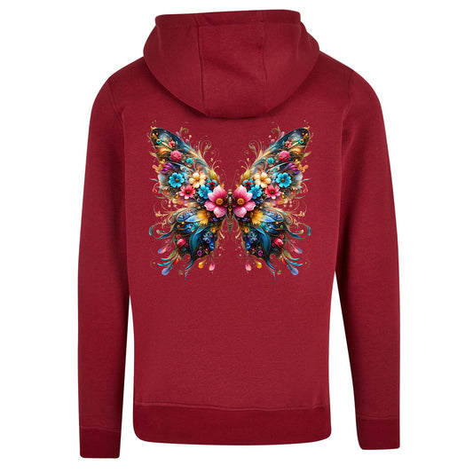 ZIP Hoodie - Flower Butterfly