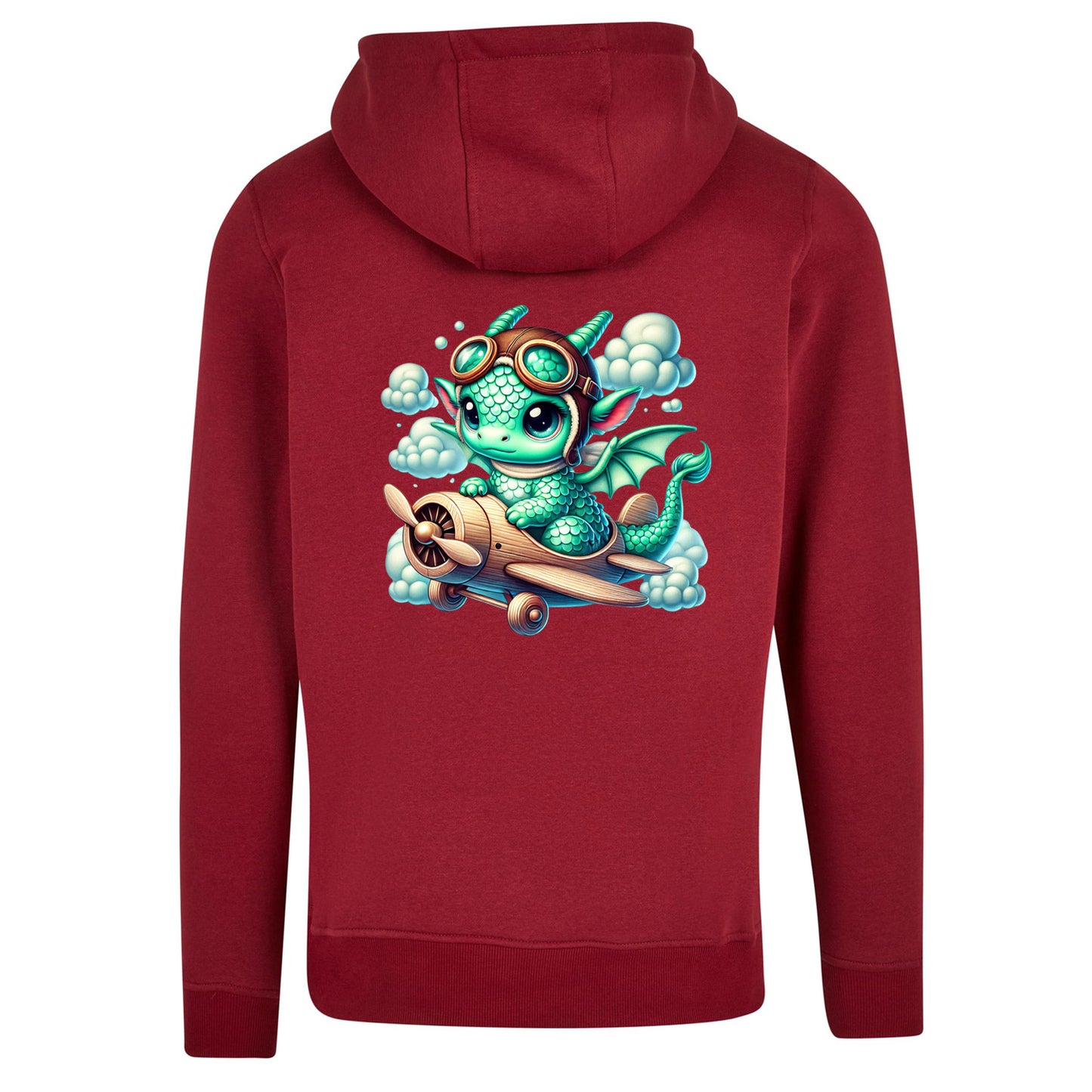 ZIP Hoodie - Drache Flugzeug