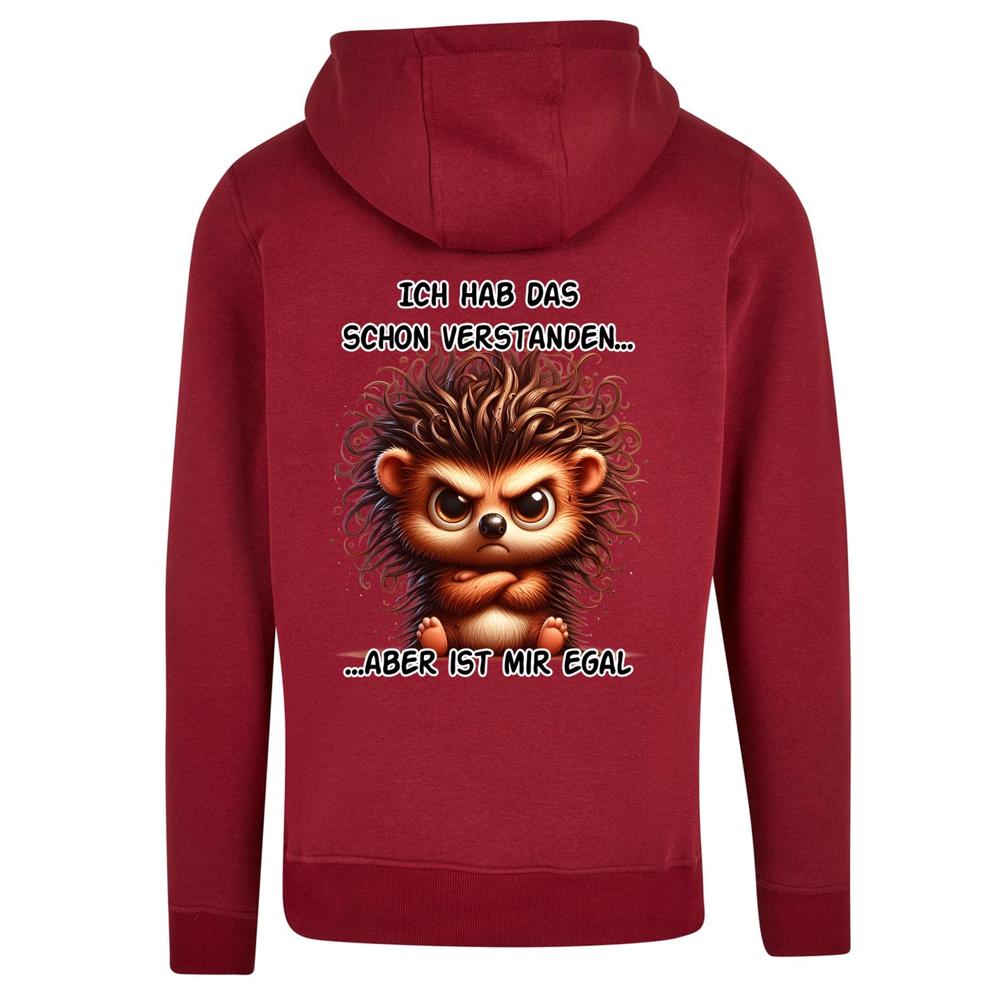 ZIP Hoodie - Ich hab das schon verstanden... Igel