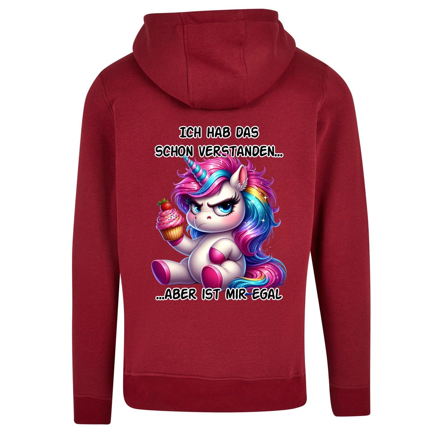 ZIP Hoodie - Ich hab das schon verstanden... Einhorn