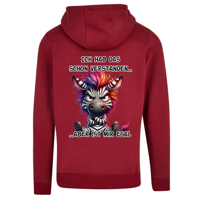 ZIP Hoodie - Ich hab das schon verstanden... Zebra