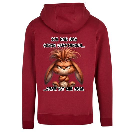 ZIP Hoodie - Ich hab das schon verstanden... Hase