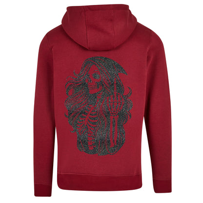 ZIP Hoodie - Skull Woman Mittelfinger