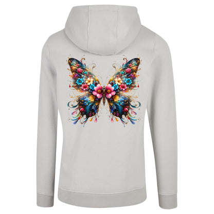 ZIP Hoodie - Flower Butterfly