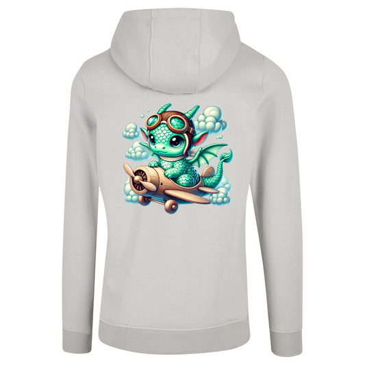 ZIP Hoodie - Drache Flugzeug