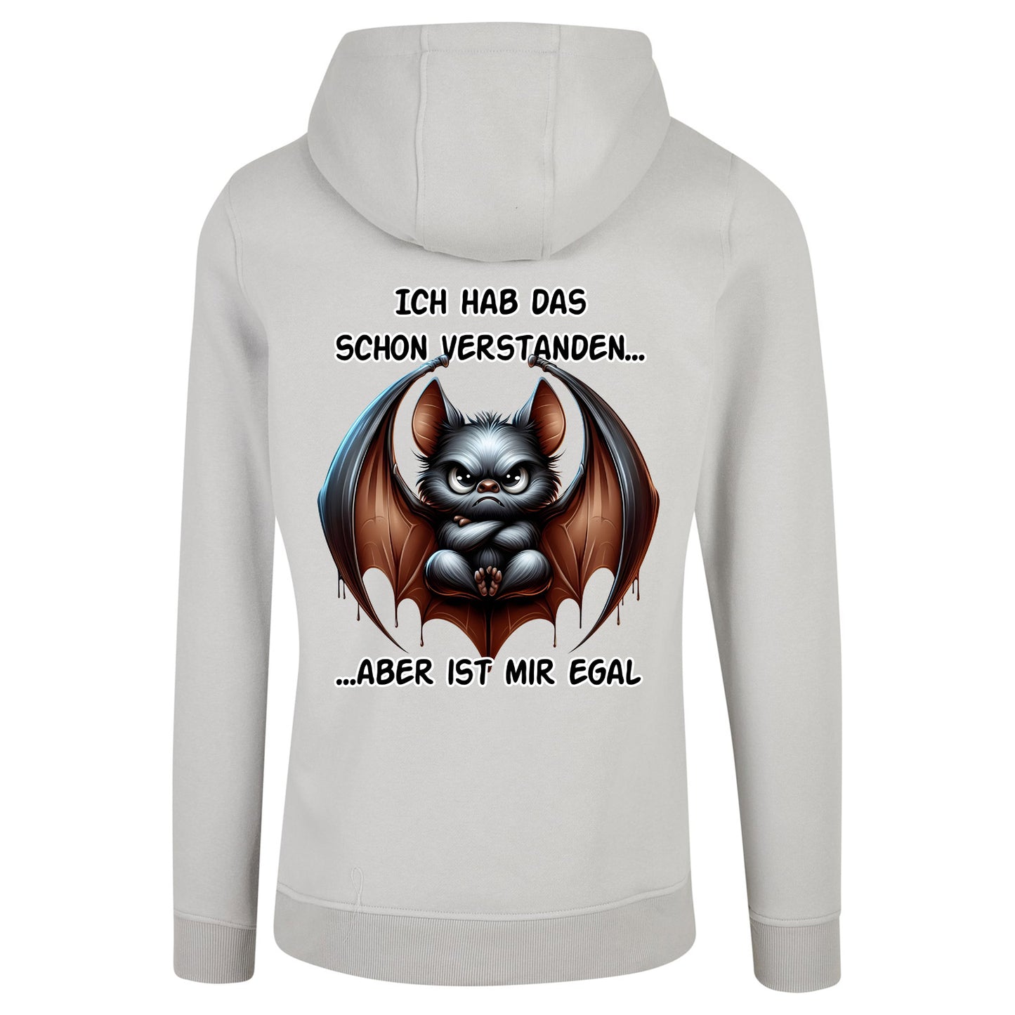 ZIP Hoodie - Ich hab das schon verstanden... Fledermaus