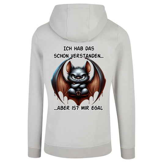 ZIP Hoodie - Ich hab das schon verstanden... Fledermaus