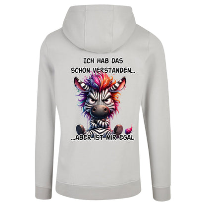 ZIP Hoodie - Ich hab das schon verstanden... Zebra
