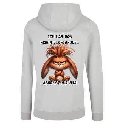 ZIP Hoodie - Ich hab das schon verstanden... Hase