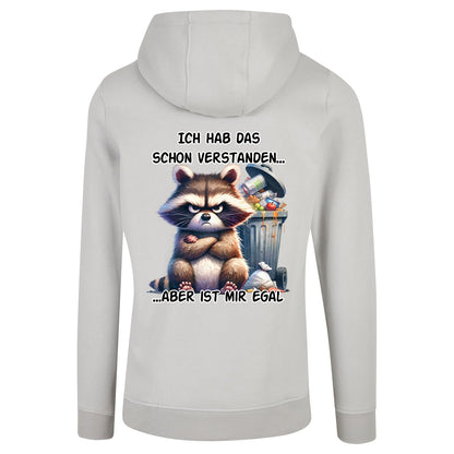 ZIP Hoodie - Ich hab das schon verstanden... Waschbär