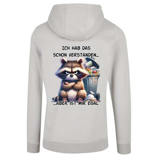 ZIP Hoodie - Ich hab das schon verstanden... Waschbär